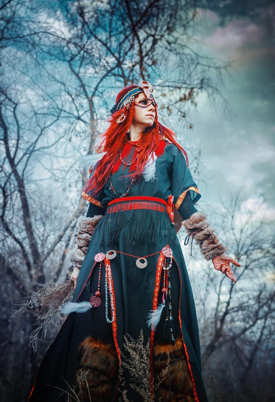 Girls in Slavic costumes underwear in Muzaffarabad