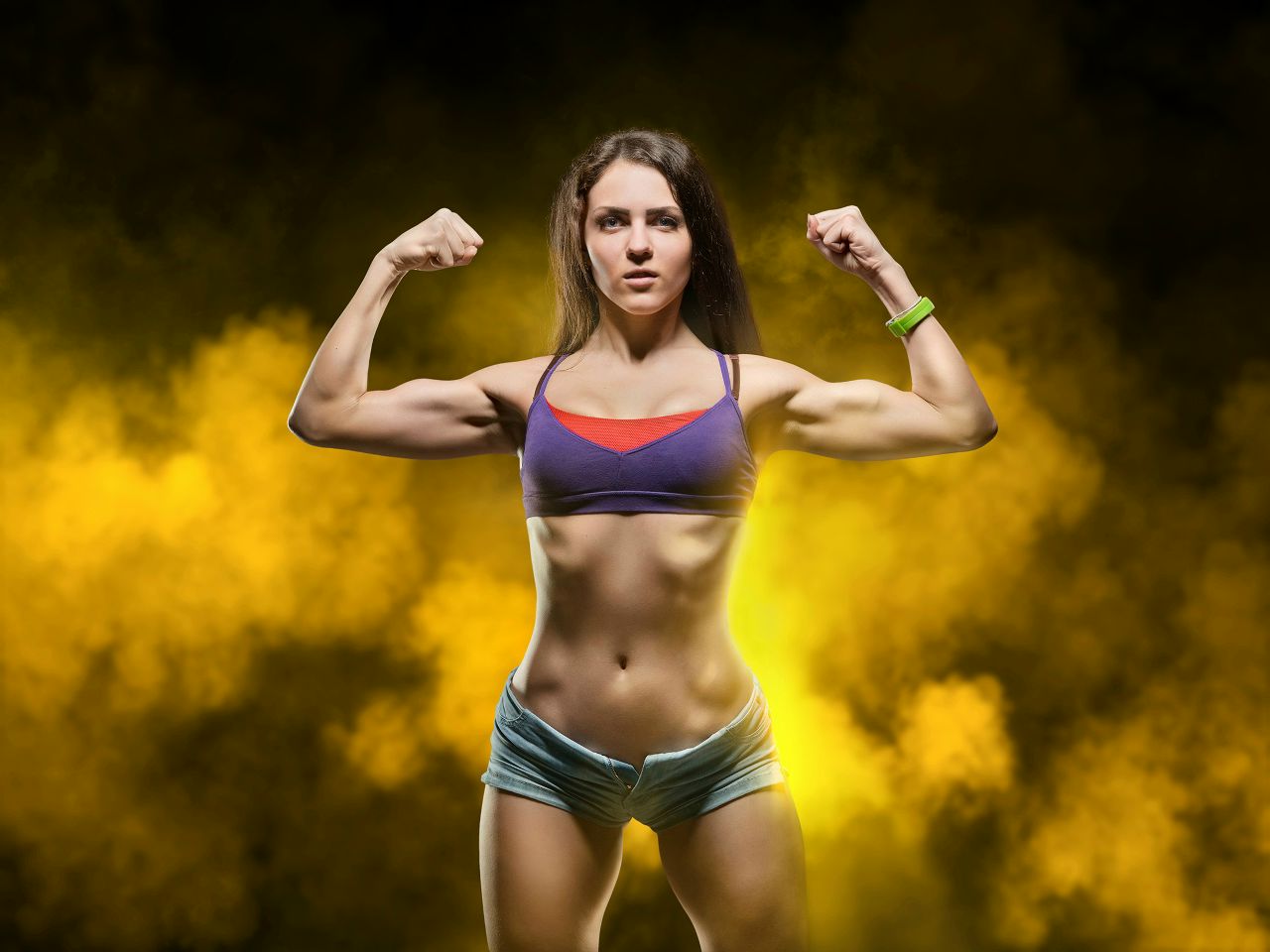 Athletic girls in Muzaffarabad